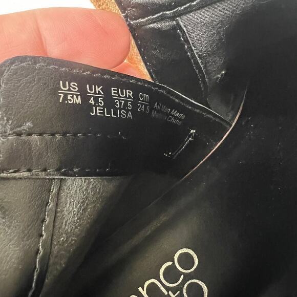 FRANCO SARTO Jellisa‎ Tan Round Toe Ankle
Chelsea Boots Size 7.5 - Picture 11 of 12